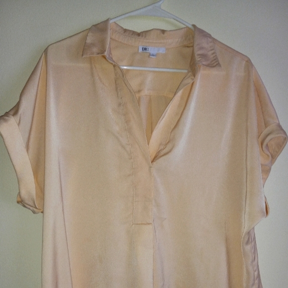 DR2 Tops - DR2 Women's Blouse, Size L, Cream